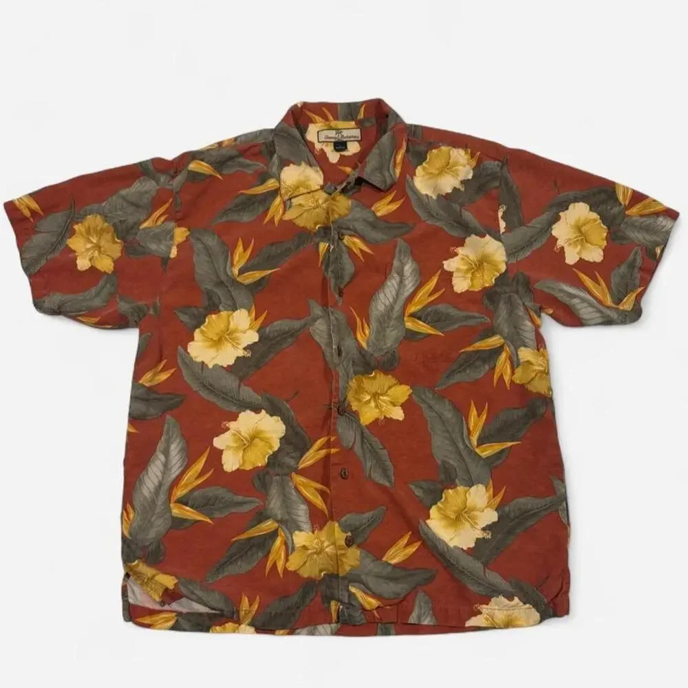 Vintage tommy bahama bright red